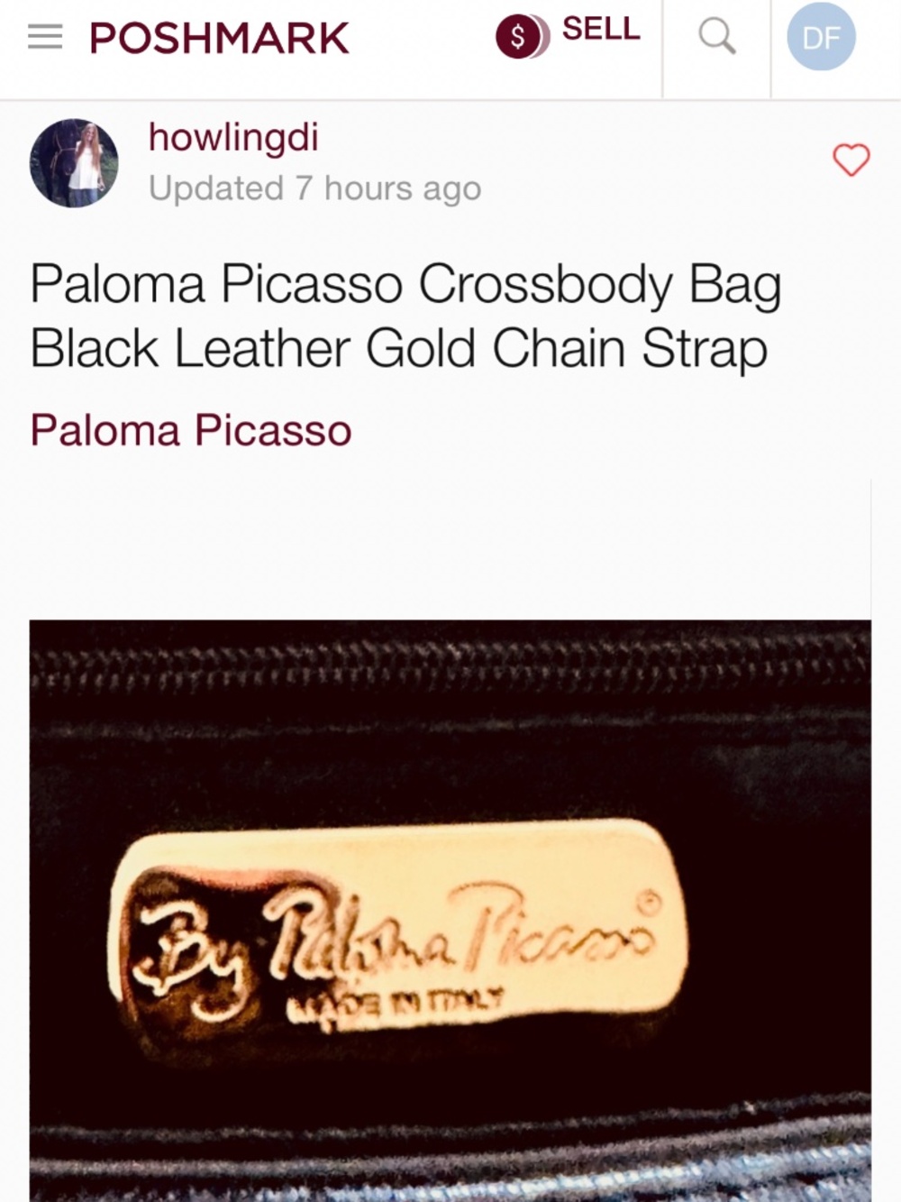 Paloma Picasso vintage crossbody purse - Picture 7 of 12